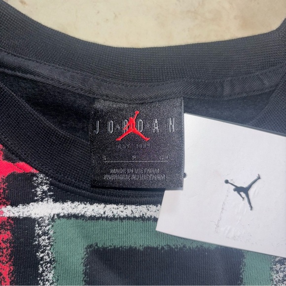 Jordan Plaid Crewneck Sweatshirt - Picture 8 of 9